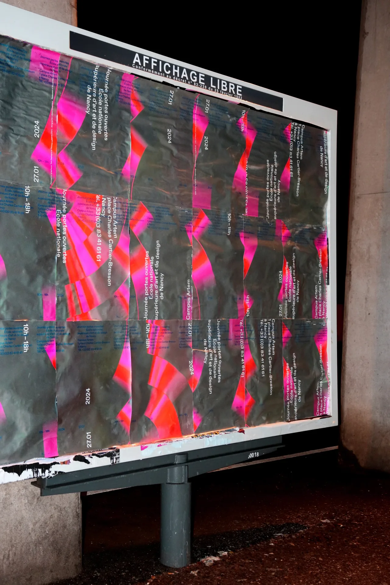 POSTER SYSTEM FOR OPEN DAYS ÉNSAD NANCY, WITH TOM DEPLAGNE & LÉZARD GRAPHIQUE, 2024