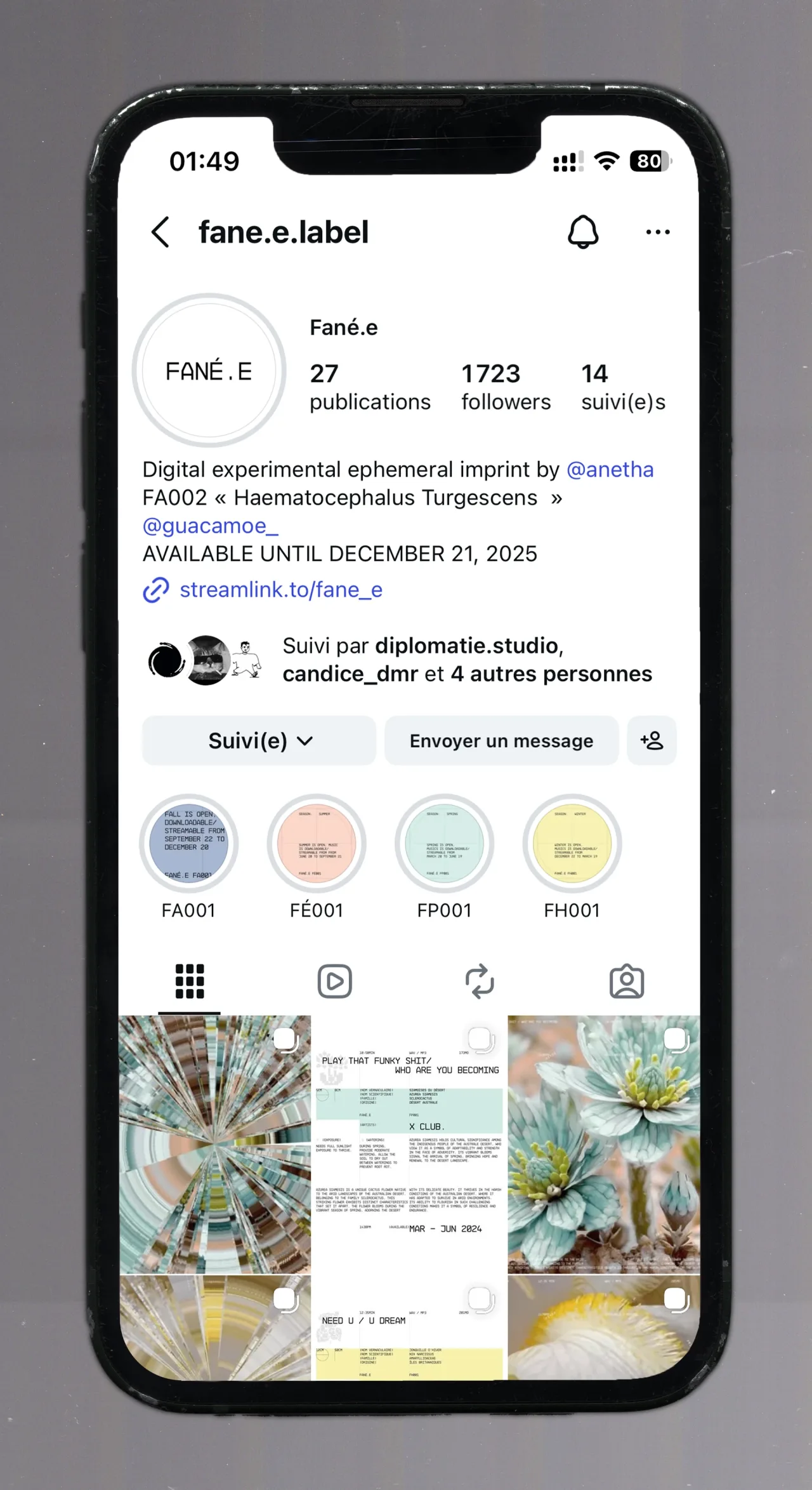 VISUAL IDENTITY FOR ANETHA'S SECOND RECORD LABEL, WITH DIPLOMATIE STUDIO, 2023